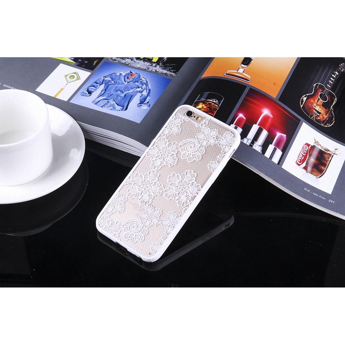 Thumbnail - König Design Handyhülle für Samsung Galaxy S6 Edge Schutzcase Backcover Bumper Etuis Weiss (Samsung Galaxy S6 Edge), Sma...