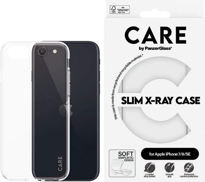 Actual product image PanzerGlass CARE by ® Fashionable Case Transparent X-Ray Soft Basic iPhone 7 | 8 | SE (Apple iPhone 7, Apple iPhone 8, Apple iPhone SE (2nd Gen), Apple iPhone SE (3rd Gen))