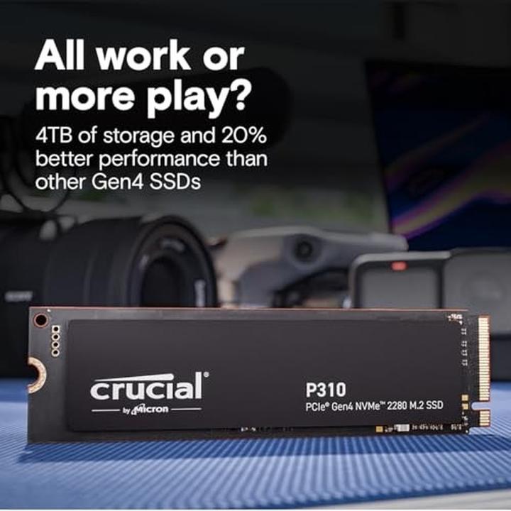 Image du produit Crucial P310 (4000 Go, M.2 2280)