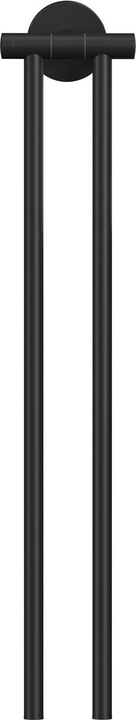Produktbild tesa MOON BLACK Handtuchhalter zweiarmig inkl. Klebelösung ohne Bohren