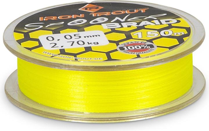 Produktbild Iron Trout Spooner Braid 0,05mm Yellow 150m (0.05 mm)
