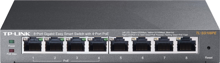 TP-Link Tl-Sg108pe (8 Ports)
