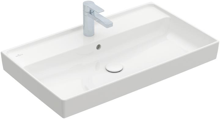 Produktbild Villeroy & Boch V&B Schrankwaschtisch COLLARO 800x470mm m ÜL m HL stone white C+ (470 mm, 800 mm)