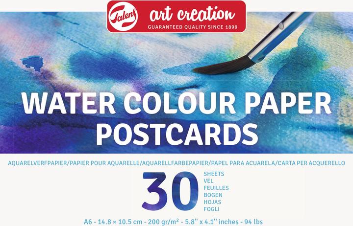 Actual product image Talens Aquarellblock (A4, Plain)