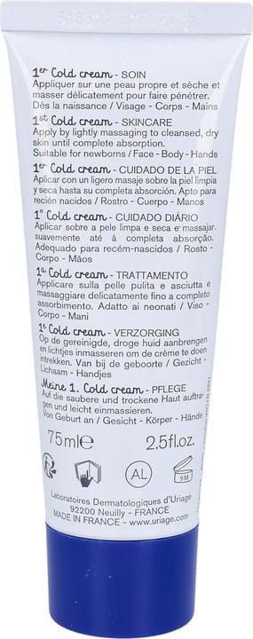 Actual product image Uriage Bébé 1st Cold Cream (Body cream, 75 ml)