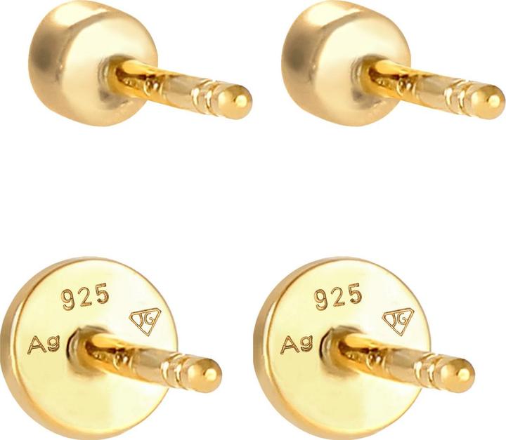 Produktbild Elli Kristall Ohrstecker, Plättchen (925er Sterling Silber, Glaskristall)