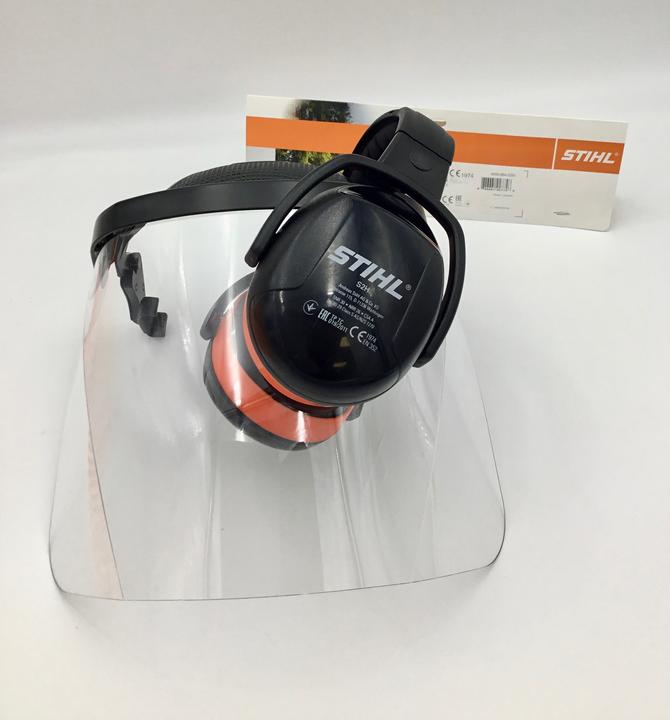 Produktbild Stihl 8840253 Visier mit Kopfhörer