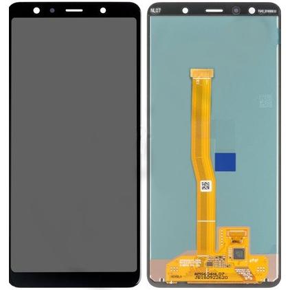 Samsung LCD anteriore Asm nero SM-A750 Galaxy A7 2018 (Display), Pezzi di ricambio per dispositivi mobili, Nero