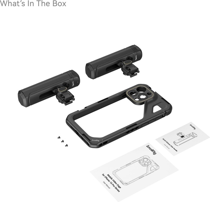 Immagine prodotto SmallRig 4392 Kit video mobile (doppio palmare) (Gabbietta)