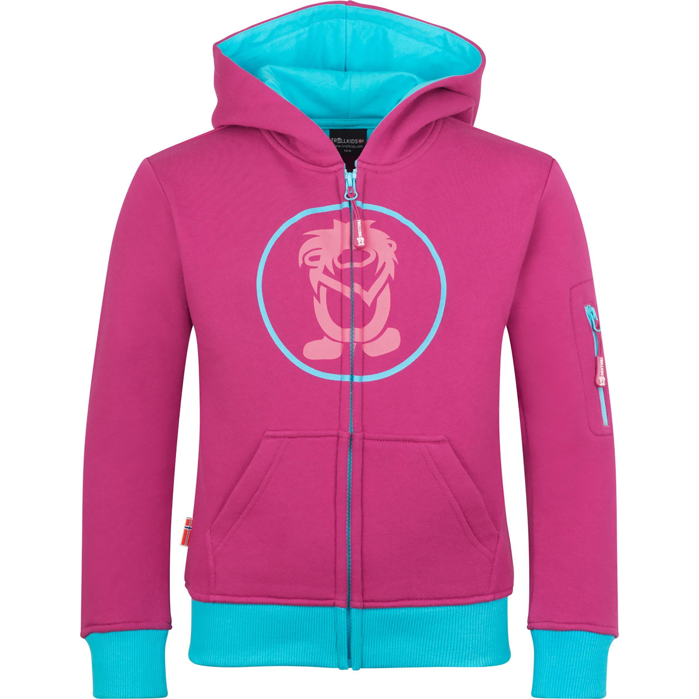Trollkids, Jungen, Jacke, Sortland (128), Rosa, 128