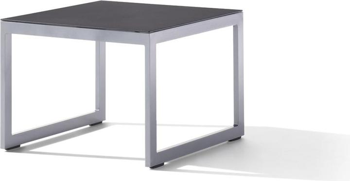 Sieger Lounge table with glass top 60x60x44 cm