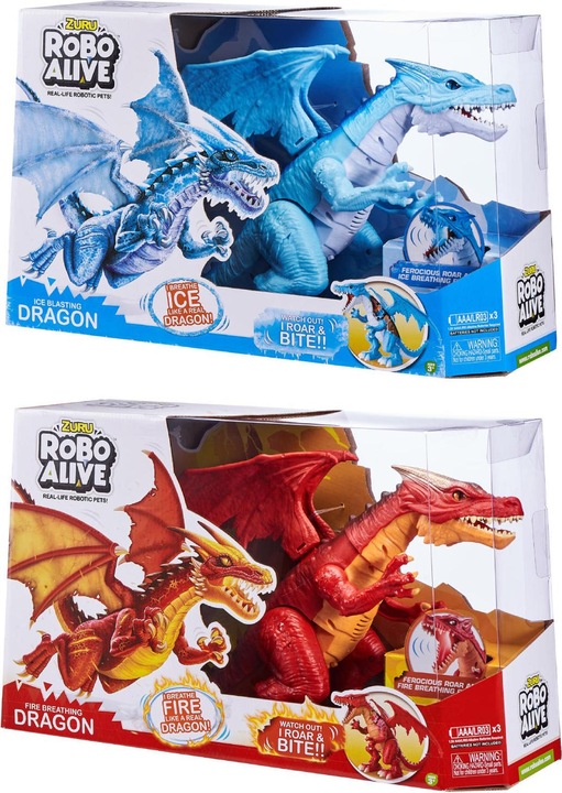 Image du produit Zuru Robo Alive Ferocious Roaring Dragon Jouet robotique alimenté par batterie