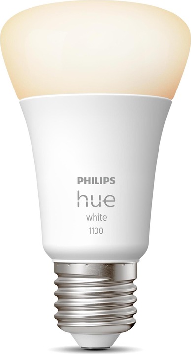 Actual product image Philips Hue White (E27, 9.50 W, 1050 lm, 1 x, F)