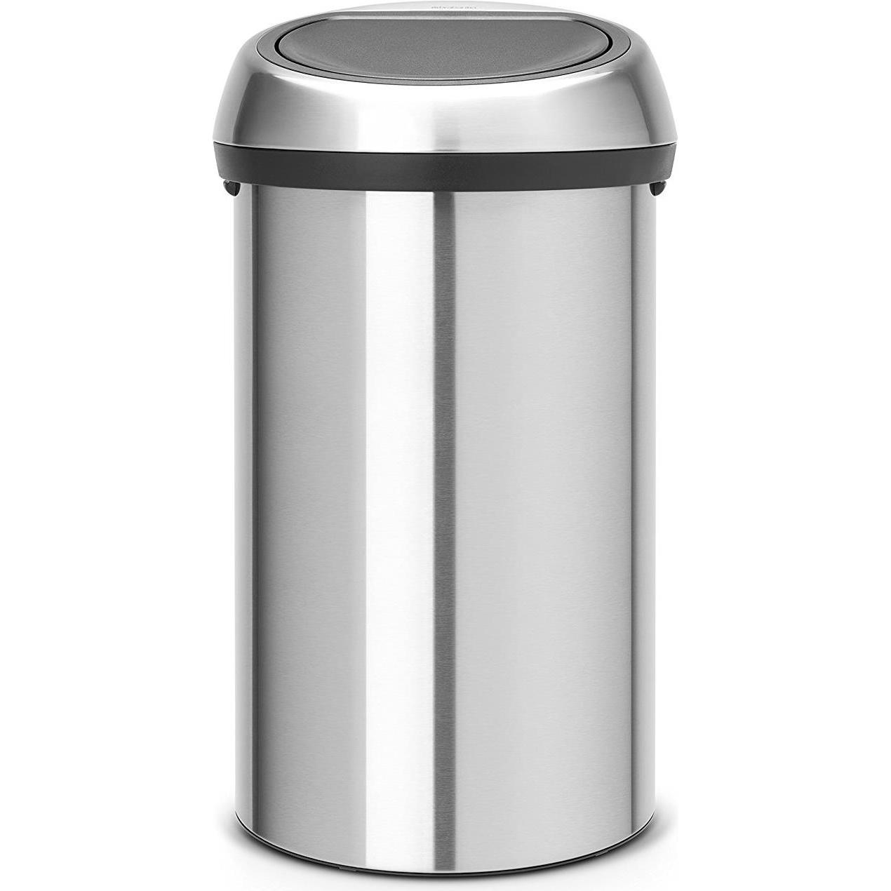 Brabantia Touch Bin, Pattumiera, Argento, Grigio