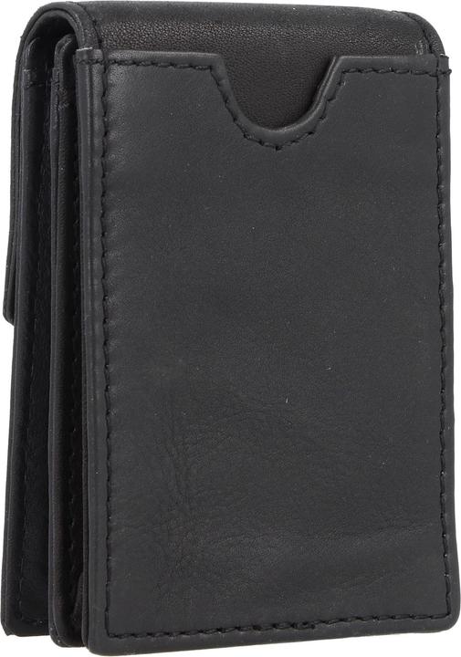 Image du produit Greenland Nature Black Nappa Porte-monnaie en cuir RFID 7 cm
