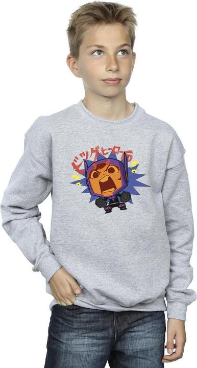 Immagine prodotto Disney Big Hero 6 Baymax Hiro Angry Manga Felpa Ragazzi (152, 158)