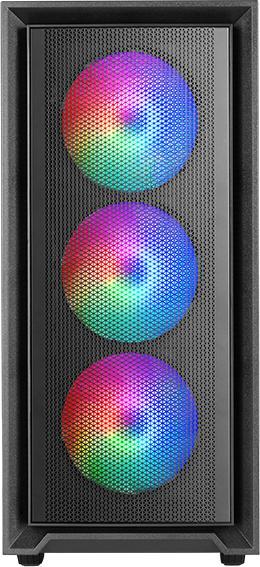 Produktbild Mars Gaming Boitier Moyen Tour Atx Mc-Air RGB Avec Panneau Vitré (Noir) (Mini-ITX, ATX)
