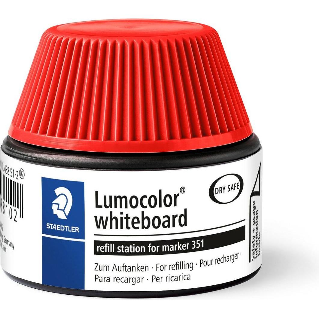 Staedtler, Marker,  Nachfülltinte Marker Lumocolor refill station Flasche rot 20ml (Rot, 1 x)