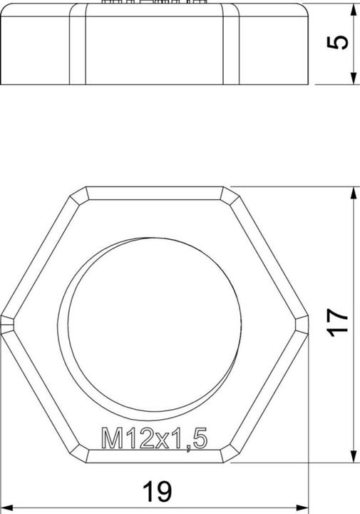Image du produit OBO Bettermann Contre-écrou (M12)