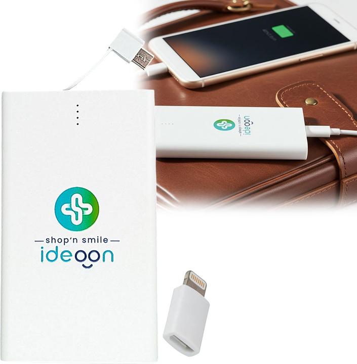 Actual product image Ideoon Powerbank USB-C 4.000 mAh (4000 mAh)