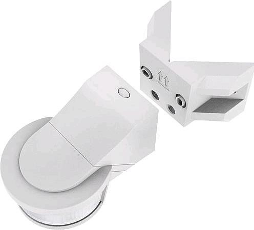 Produktbild EGB Bewegungsmelder 270weiss mit Unterkriechschutz und EckmontageSockel (15 m)