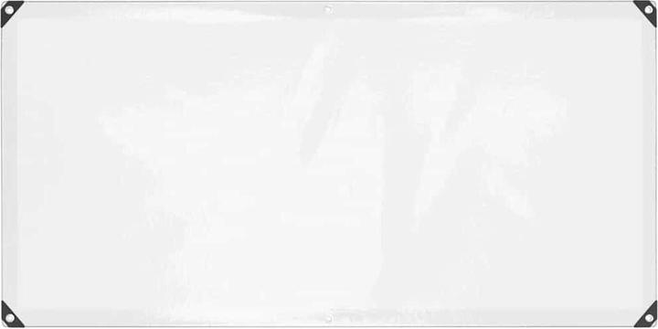 vidaXL Telone trasparente con occhielli 1x2 m telone trasparente in polietilene