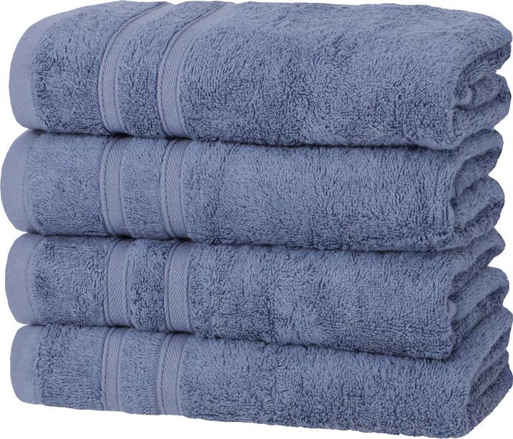 Casativo 4er-Set Handtücher, 50% Bambus & 50% Baumwolle (50 x 100 cm)