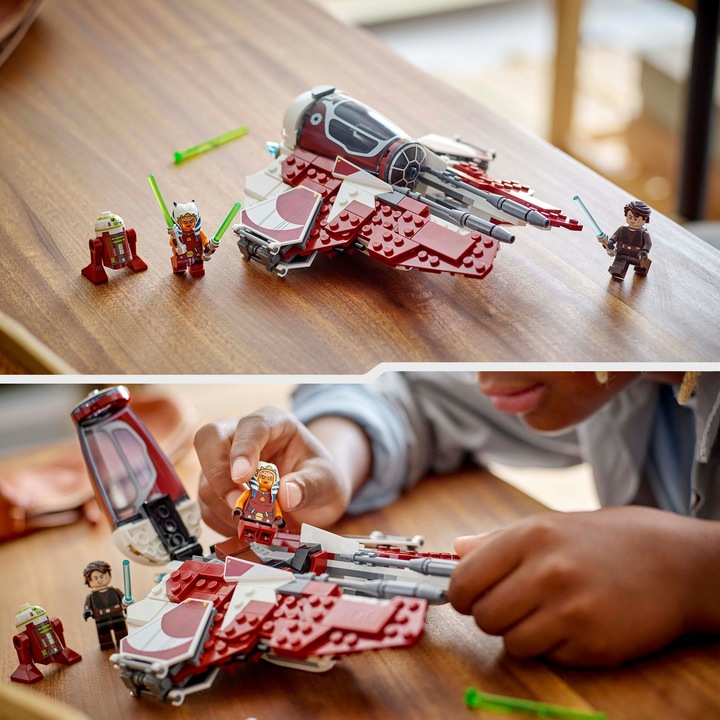 Actual product image LEGO Ahsokas Jedi Interceptor (75401, LEGO Star Wars)