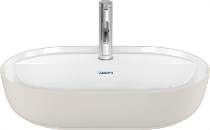 Produktbild Duravit Aufsatzbecken LUV o ÜL m HLB 600x400mm 1 HL gr sdm WG (400 mm, 600 mm)