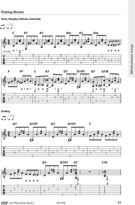 Immagine prodotto Let's Play Guitar Band 2 (Tedesco, Alexander Espinosa, 2015)