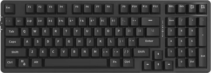 Produktbild VGN V98 V2 Gaming Tastatur, Numbani Switch - schwarz (US) (US, Kabellos)