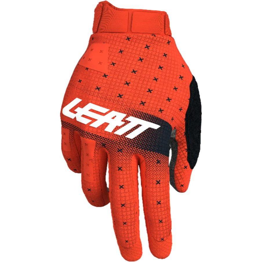 Leatt, Unisex, Guanti, Gants MTB 1.0 GripR, Arancia, (L)