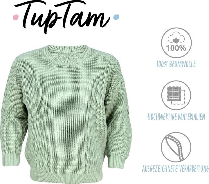 Produktbild TupTam Strickpullover Bio-Baumwolle (116, 122)