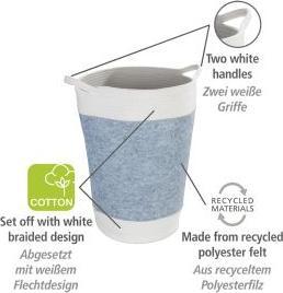 Actual product image Wenko Felt laundry bin Bea (75 l)