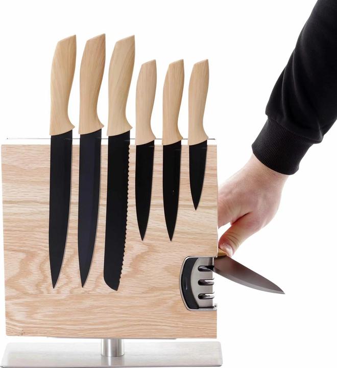 Produktbild Magnetar Magnetischer Messerblock mit Messerschärfer