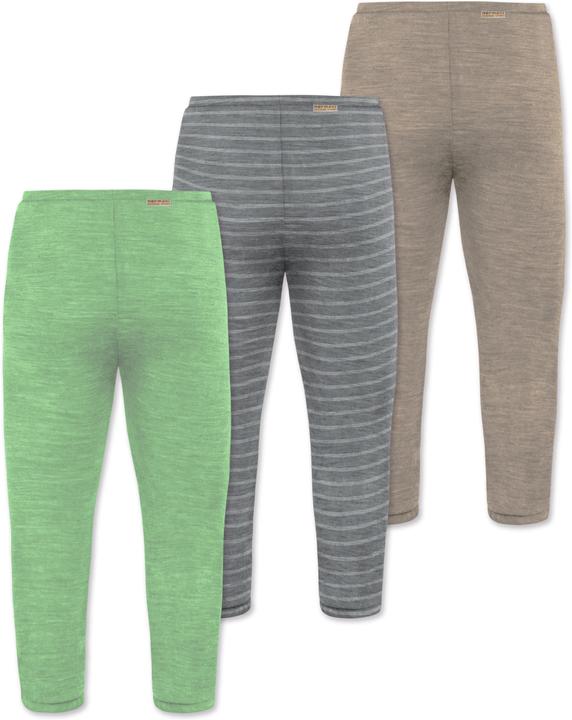 Immagine prodotto Normani Confezione da 3 pantaloni baby merino con piedini - 9543 (56)