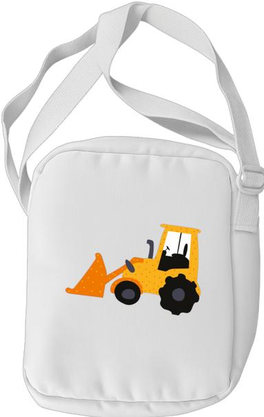 Produktbild Bügelbilder Schul & Freizeitsrucksack-Set Comic Bulldozer (15 l)