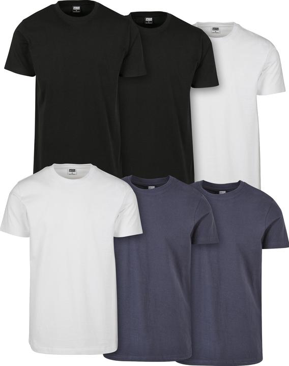 Produktbild Urban Classics Basic Tee 6-Pack - 5160 (3XL)