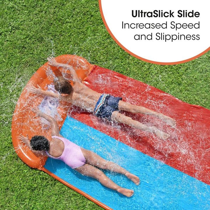 Actual product image Bestway Tsunami Splash Ramp Double Slide (4.72 m)