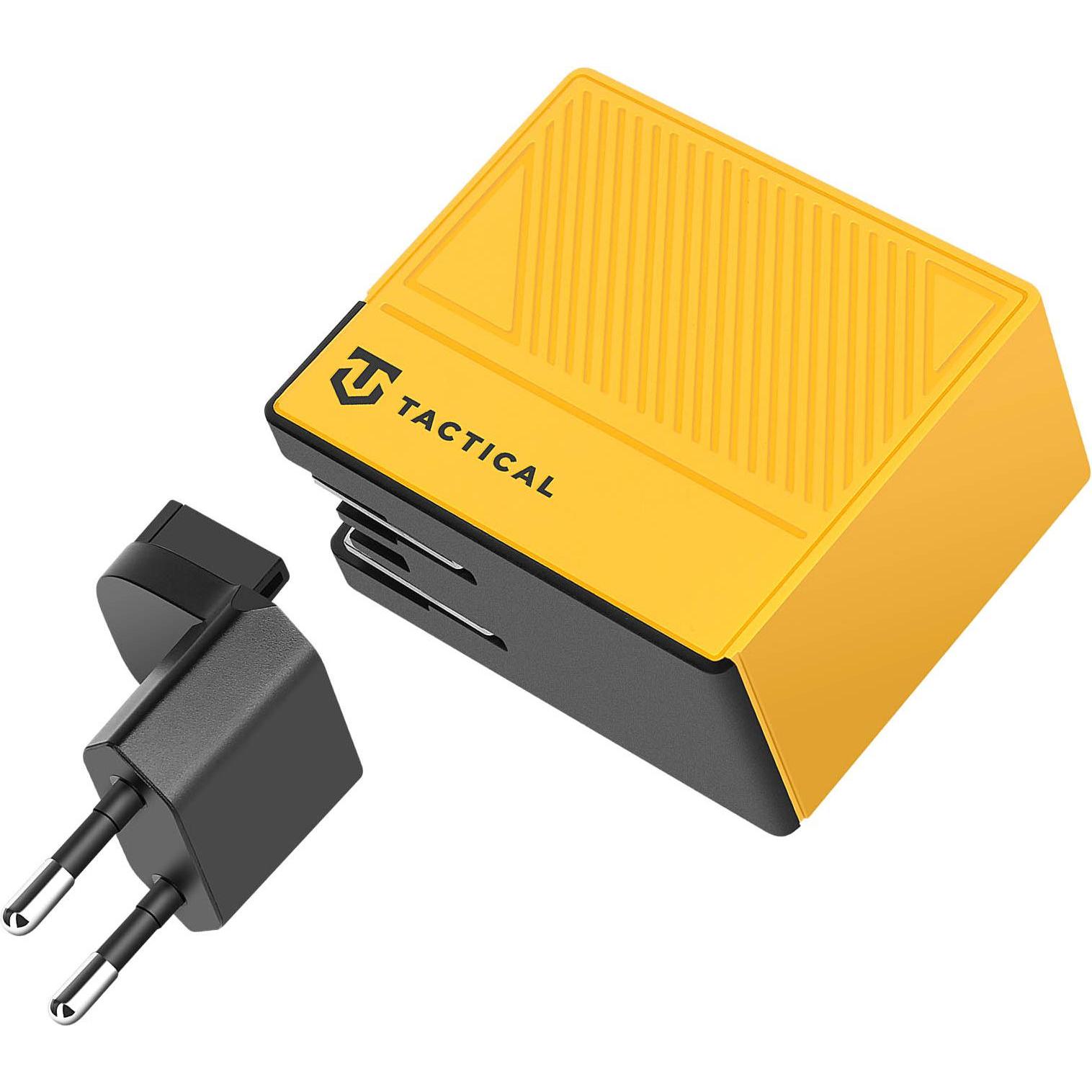 Thumbnail - Tactical Nett Warrior GaN Netzteil Ladegerät 100W - Gelb (100 W), USB Ladegerät, Gelb