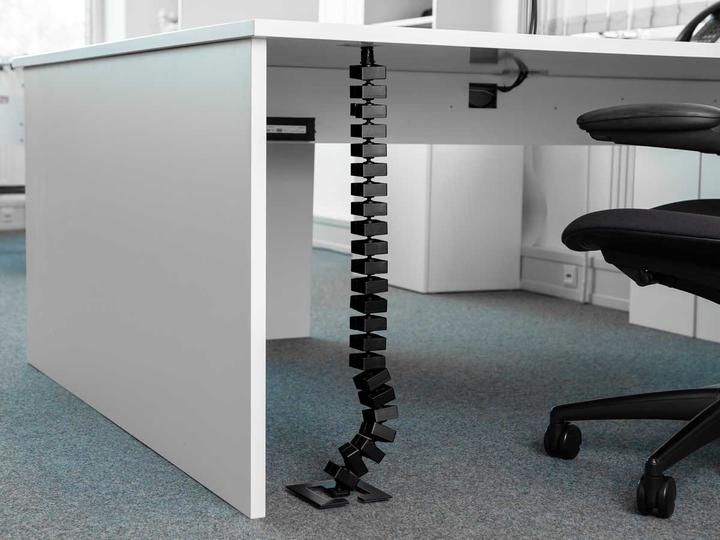 Immagine prodotto Bachmann BACH 930.016 Serpente per cavi Quadro Set nero sistema flessibile di gestione dei cavi (Tubo cavi, 75 cm)