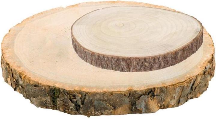 Image du produit Dekomat Disques en bois 24 x 2.5 cm