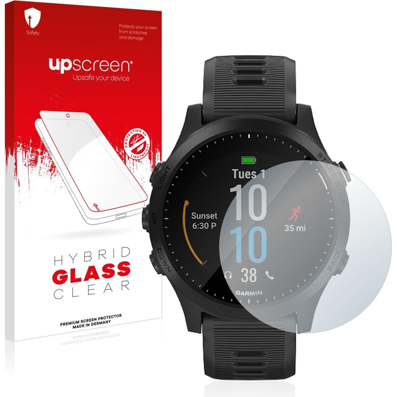 upscreen Scratch Shield Panzerglasfolie, Smartwatch Schutzfolie, Transparent