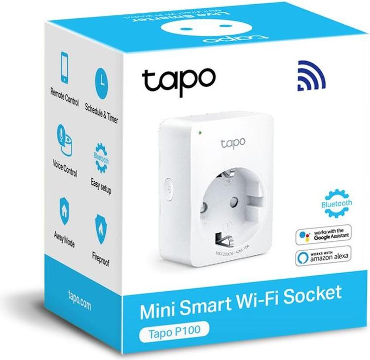 Produktbild TP-Link Tapo P100, Mini Akıllı Wi-Fi Soket smart plug White