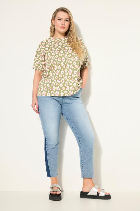 Image du produit Studio Untold Jean mom taille haute avec gousset latéral. Jambes larges et 5 poches (42)