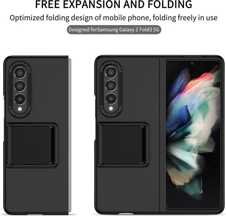 Produktbild König Design Hülle Handy Schutz für Samsung Galaxy Z Fold3 5G Case Cover Tasche Flip Etui Neu (Samsung Galaxy Z Fold3 5G)