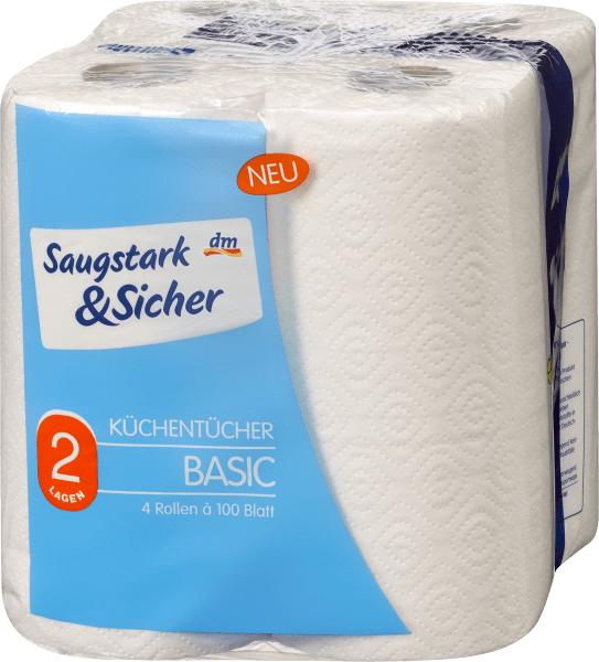 Produktbild dm Saugstark&Sicher Küchentücher Basic, 2-lagig
