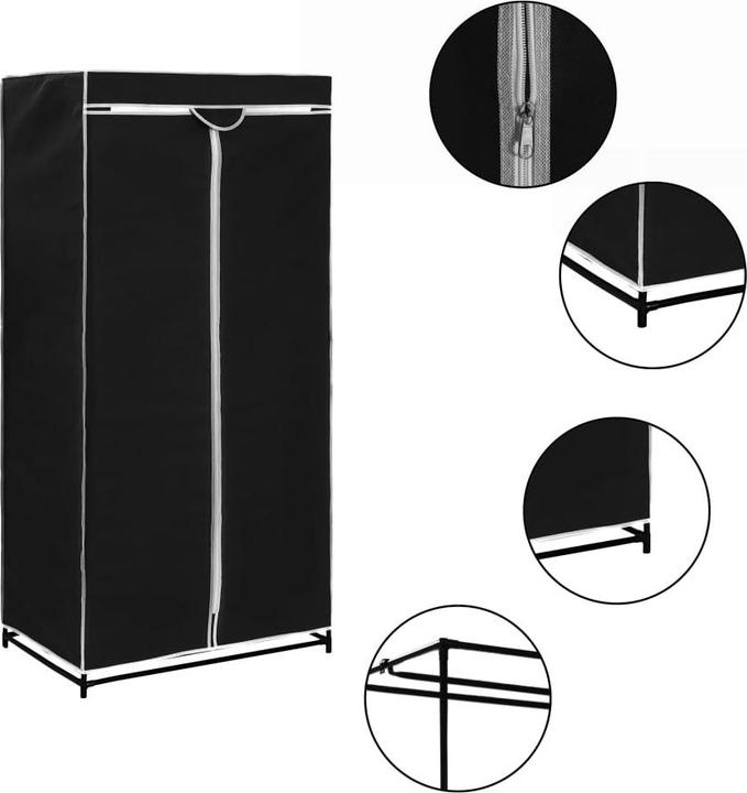 Actual product image vidaXL Kleiderschrank (75 x 50 x 160 cm)
