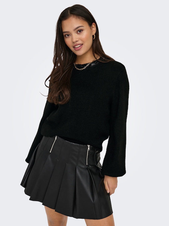 Actual product image Only ONLAVI LS EMBELLISH O-NECK EX KNT knitted jumper (XS)