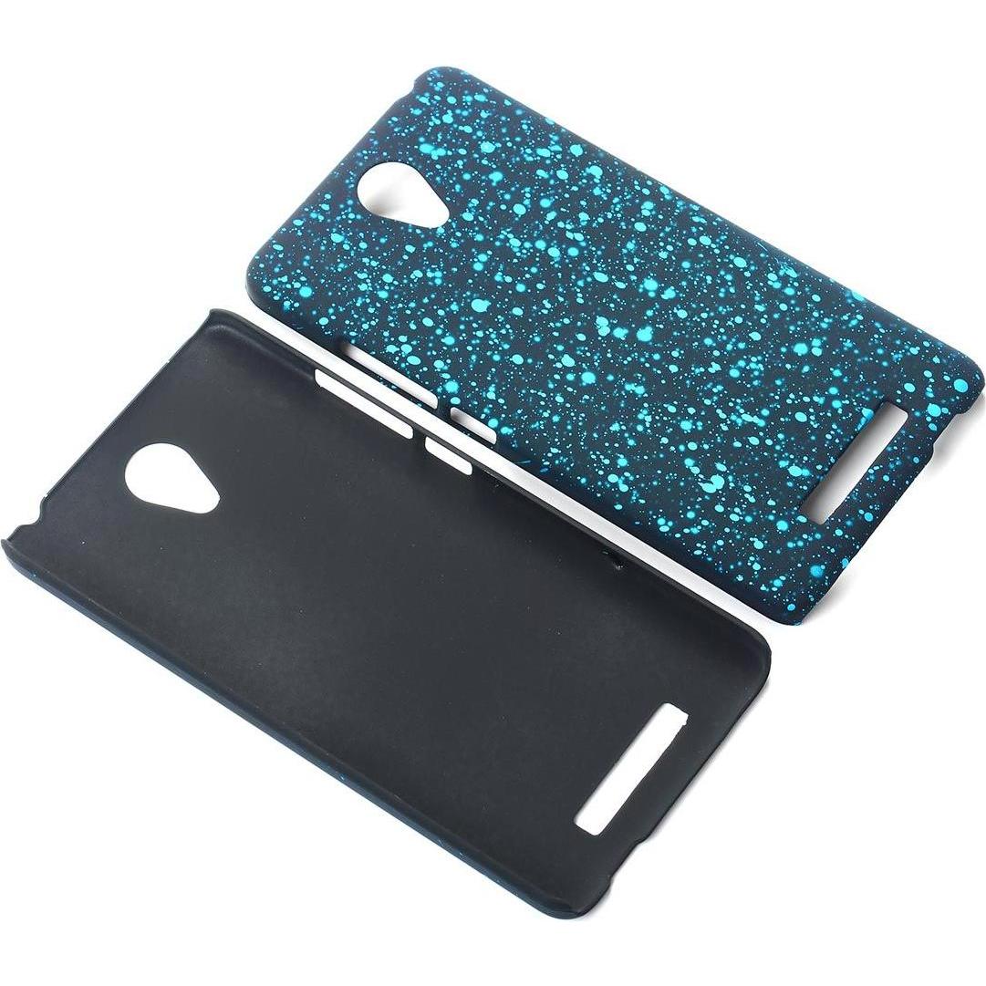 König Design Handy Hülle Schutz Case Bumper Etuis für Xiaomi Redmi Note 2 3D Sterne Türkis (Xiaomi Redmi Note 3), Smartp...